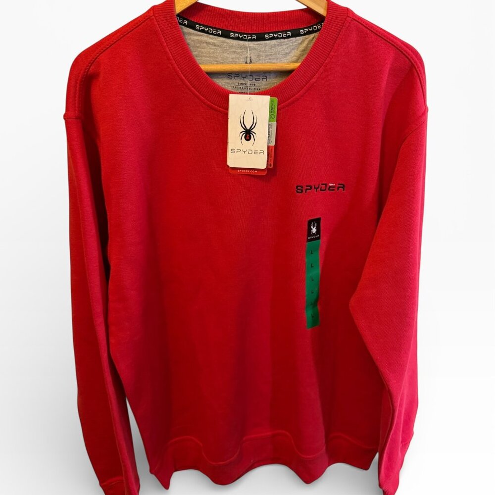 Spyder Mens Red Sweater - Brand New w/ Tags - Size Large